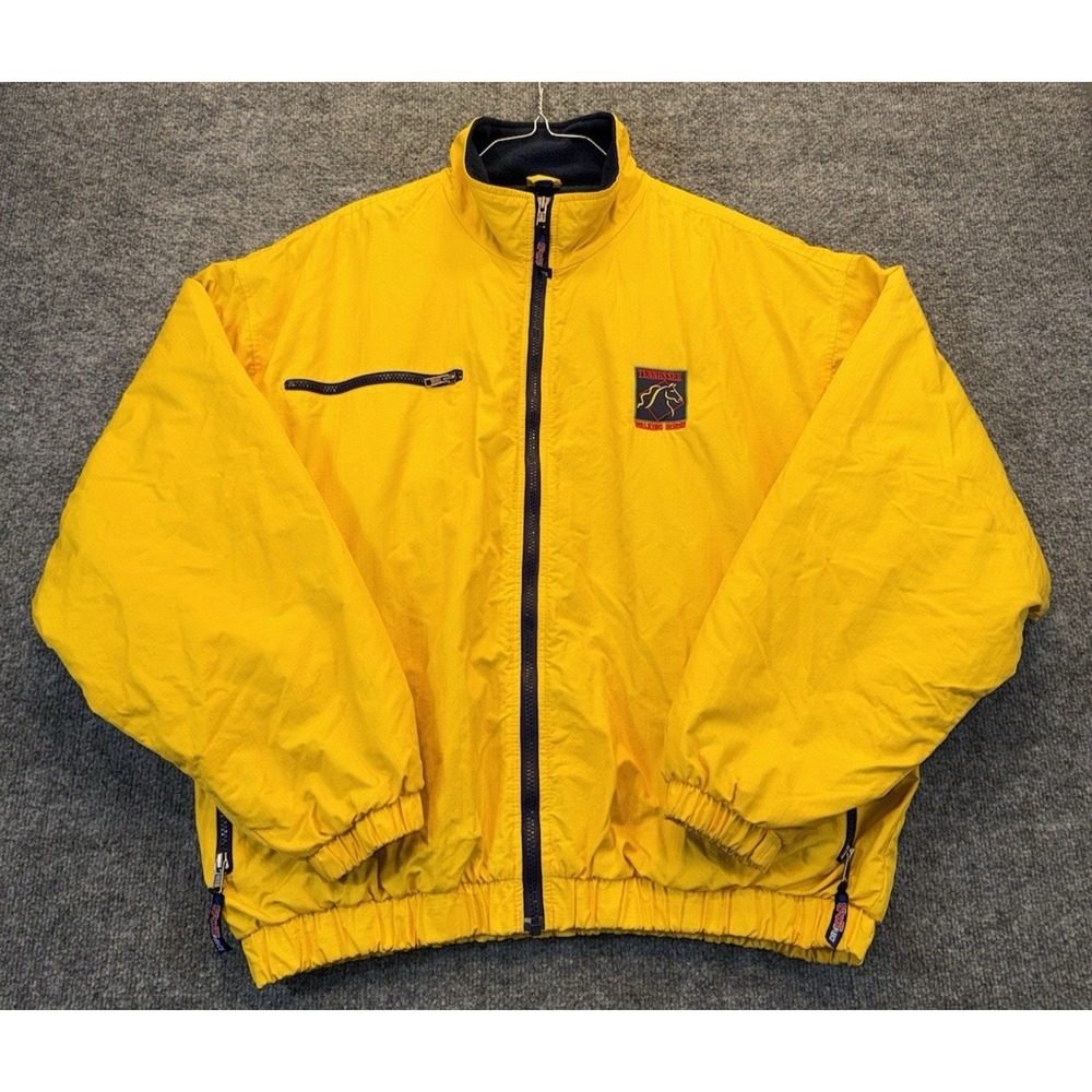 Vintage Dunbrooke Sport Tennessee Walking Horse Men's XL Yellow Fleece Jacket
